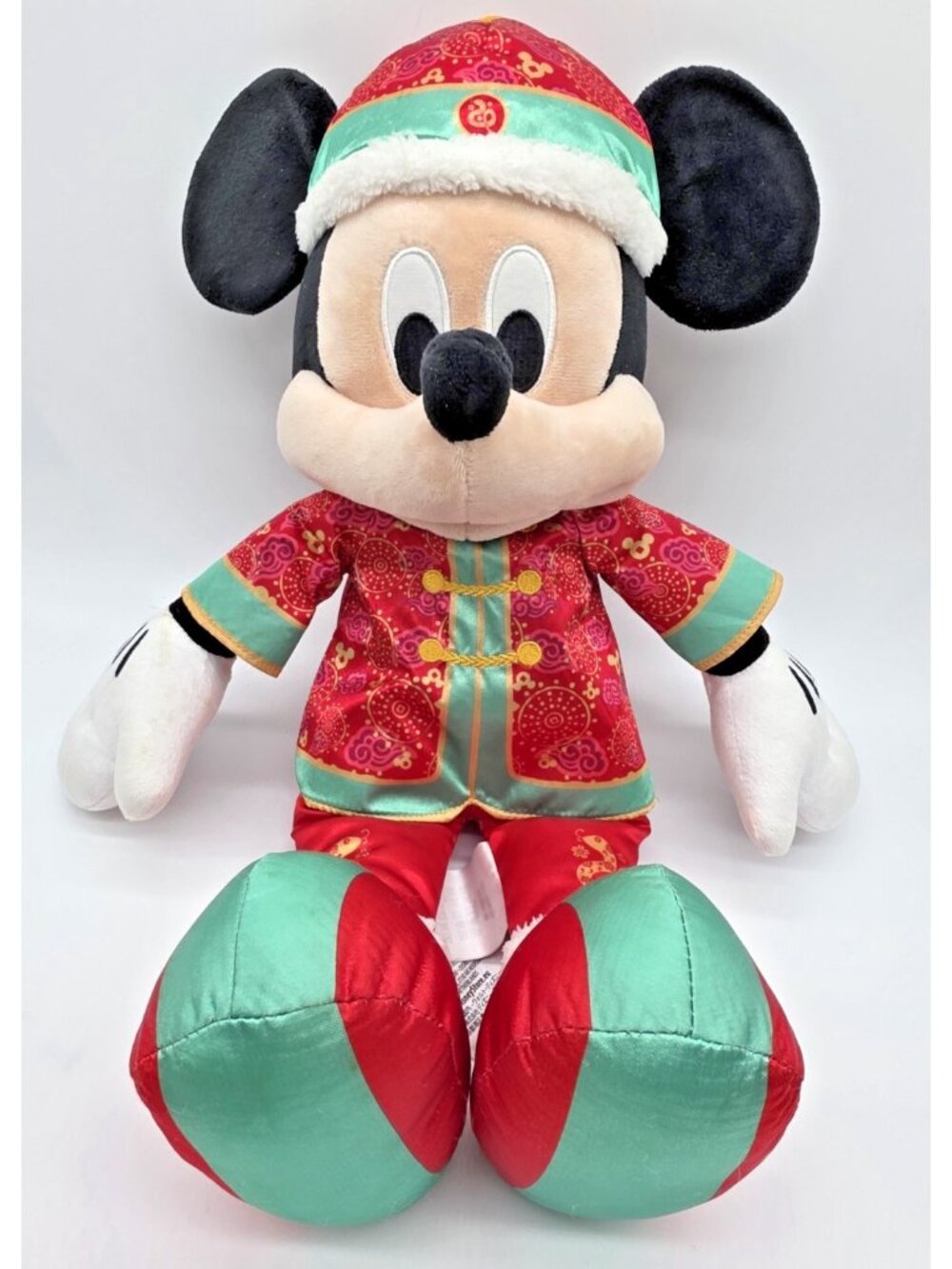 Disney Mickey Mouse Lunar New Year 2025 Red Year of the Snake Plush Toy 17"